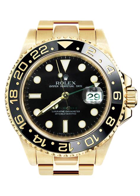 rolex gmt master 18k gold|yellow gold gmt master 2.